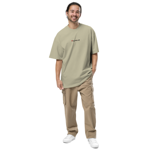 Magnetic AF Adult Unisex Oversized Faded T-Shirt