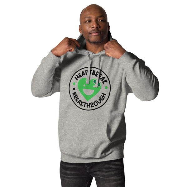 Heartbreak = Breakthrough Unisex Hoodie