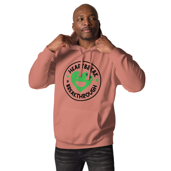 Heartbreak = Breakthrough Unisex Hoodie