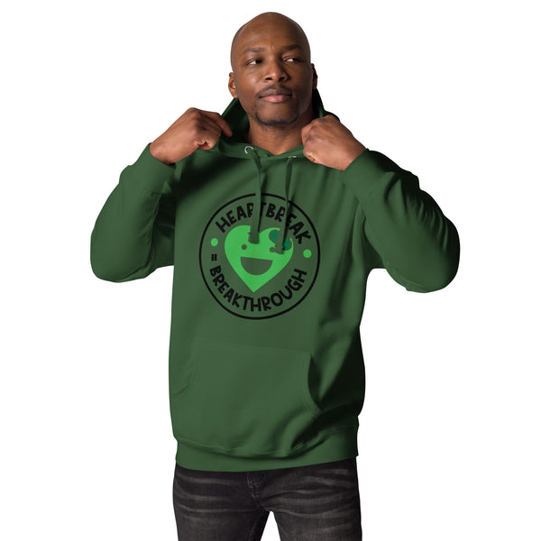 Heartbreak = Breakthrough Unisex Hoodie