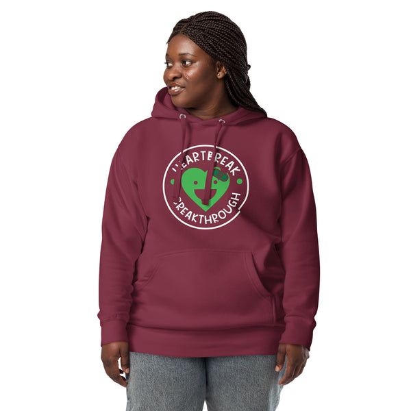 Heartbreak = Breakthrough Unisex Hoodie