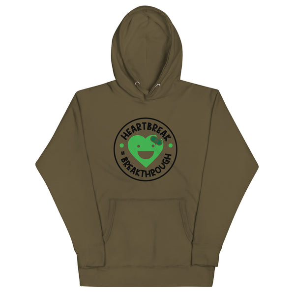 Heartbreak = Breakthrough Unisex Hoodie