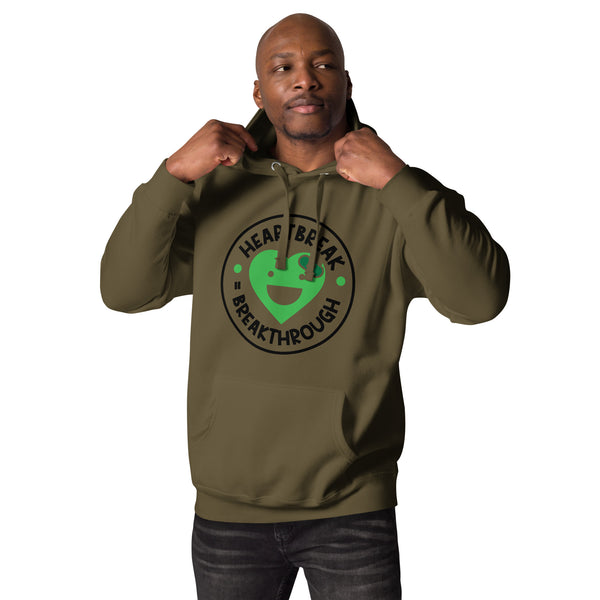 Heartbreak = Breakthrough Unisex Hoodie