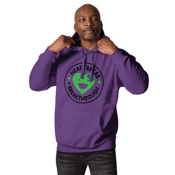 Heartbreak = Breakthrough Unisex Hoodie
