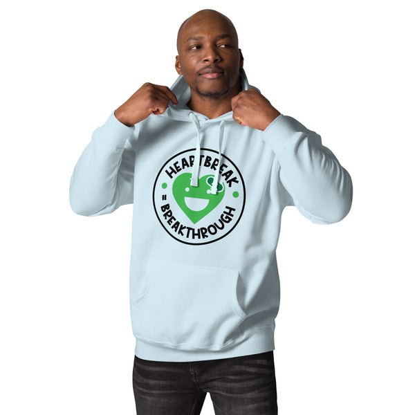 Heartbreak = Breakthrough Unisex Hoodie