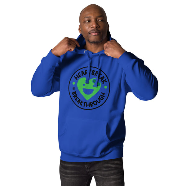 Heartbreak = Breakthrough Unisex Hoodie