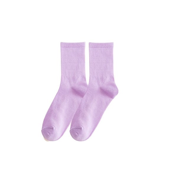 'I Am Free Of All Limiting Beliefs' Women's Solid Colored Crew Socks.
