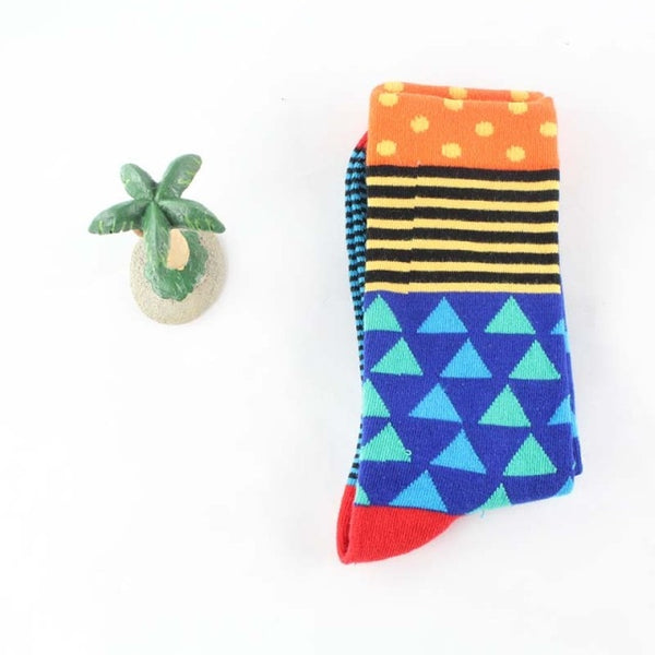 'No Validation Necessary' Men's Print Dress Crew Socks.
