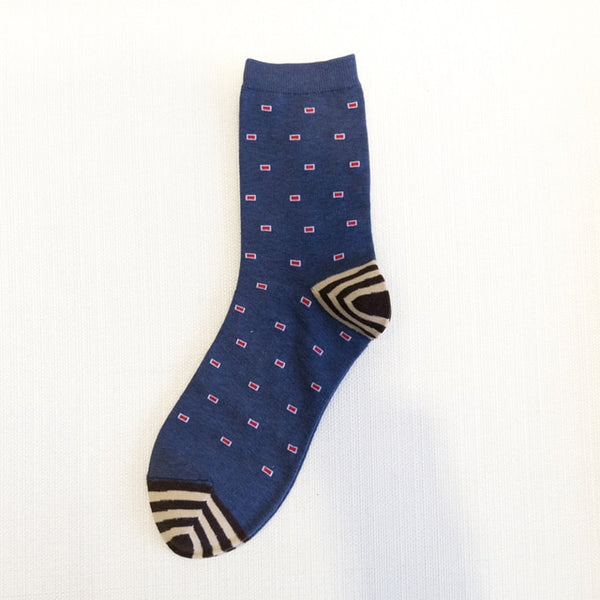 'I Am Mastering Myself' Men's Fashion Print Dress Socks.