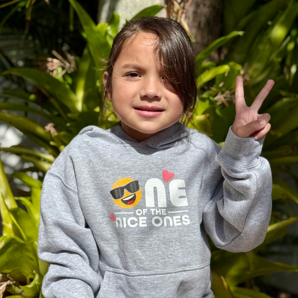 One Of The Nice Ones Kids Unisex Fleece Hoodie