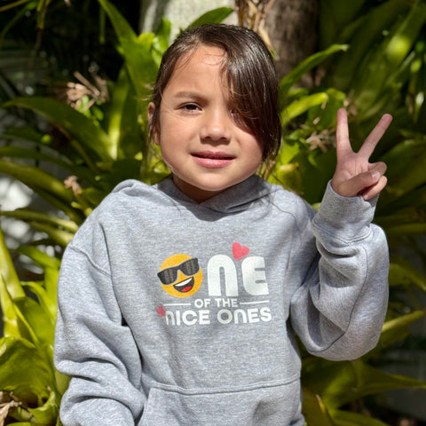 One Of The Nice Ones Kids Unisex Fleece Hoodie