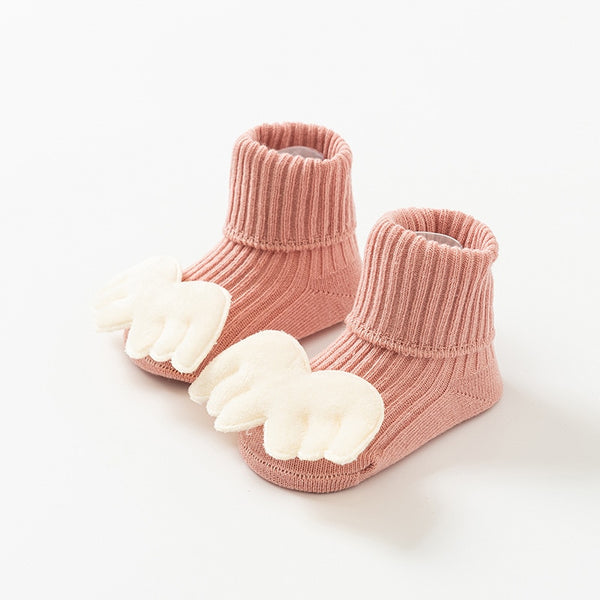 'I Can Do Hard Things' 3-D Anti-Slip Baby Girl Socks