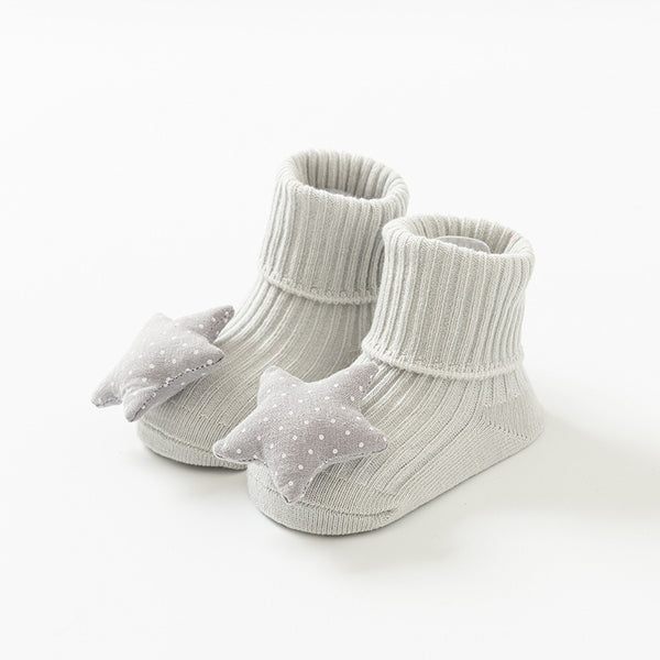 'I Am Proud Of Myself' Unisex Baby 3-D Anti-Slip Walking Socks