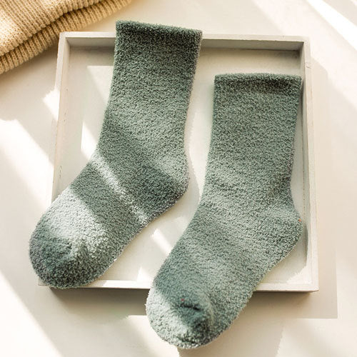 'I Am Deserving' Unisex Baby Cozy Fleece Socks.
