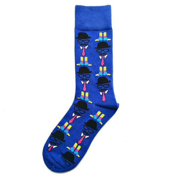 'I Am A Magnet Of Miracles' Men's Fun And Stylish Print Crew Socks.