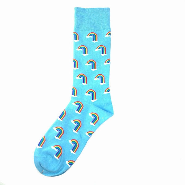 'I Am A Magnet Of Miracles' Men's Fun And Stylish Print Crew Socks.