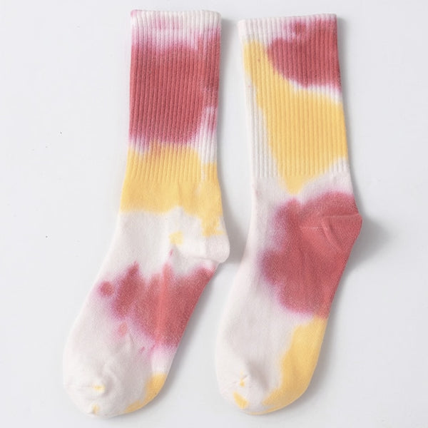 'I Am Confident' Women's Tie-Dye Crew Socks.